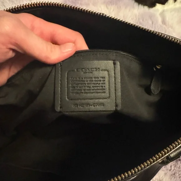 Coach Disco Star Print Crossgrain Leather Gallery Tote Bag - Picture 6 of 12